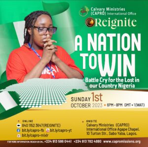 Reignite: A Nation to Win-Battle Cry for the lost in our Nation